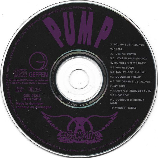 CD: Aerosmith – Pump – Usato da Winterthur venduto da meduc11 2
