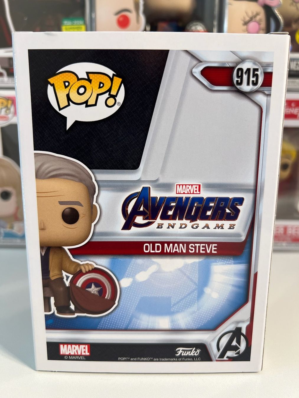 Funko Statuette: Funko POP! Marvel Avengers Endgame Old Man Steve Limitée – Nuovo e nell'imballaggio originale da Le Mouret venduto da perfectbijou 2