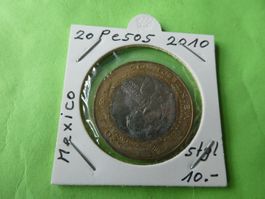 Mexiko 2010, 20 Pesos   stgl.