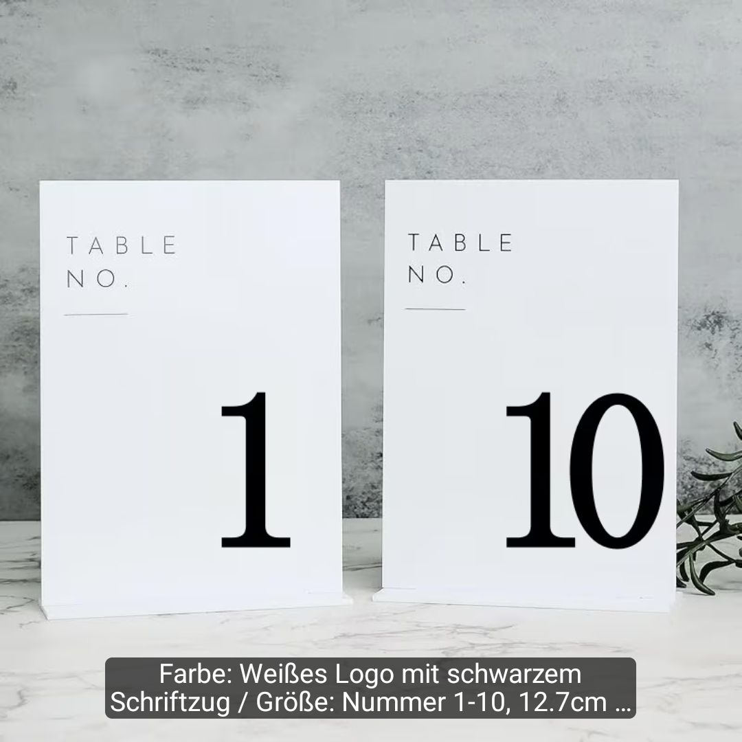 Toutes les décorations: Tischnummer 1-10 – D'occasion à Albinen par SarahKoepp
