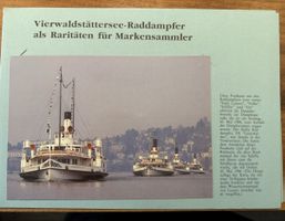 Vierwaldstättersee-Raddampfer,Rarität für Briefmarken-Sammle