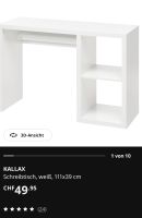 KALLAX Schreibtisch, weiss, 111x39cm - Top Zustand!