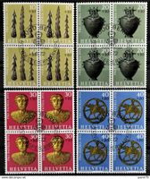 1972 PP Kunst & Handwerk Viererblock ET