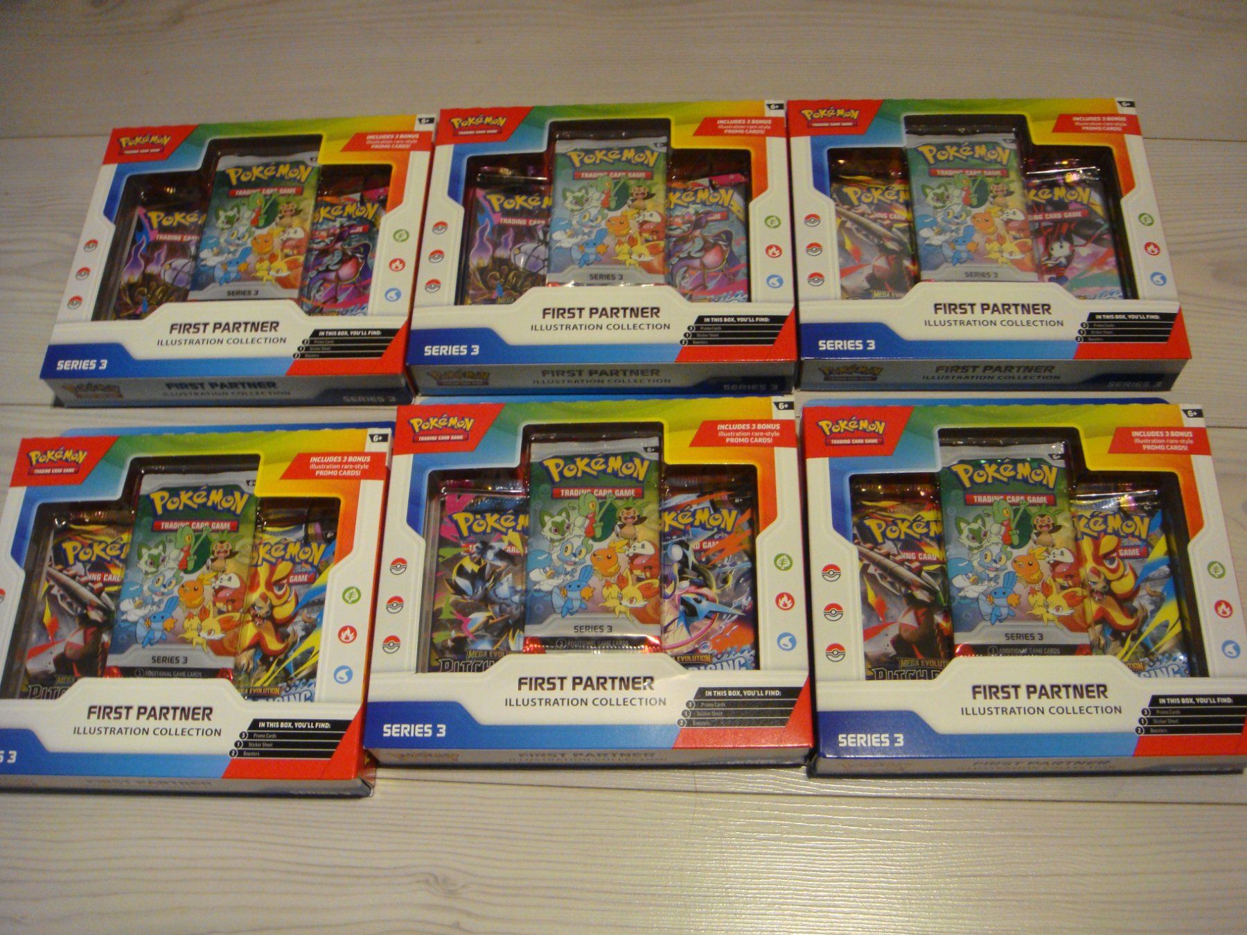 Pokémon Carte collezionabili: 6 x box Pokemon First Partner Serie 3 – Nuovo e nell'imballaggio originale da sugiez venduto da Svicente