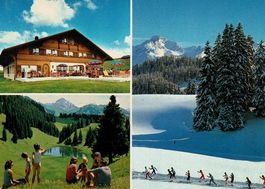 Ansichtskarte Berghotel Sparenmoos Zweisimmen 1980