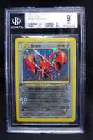 Pokemon Scizor Beckett 9  Mint 1st Edition             /218