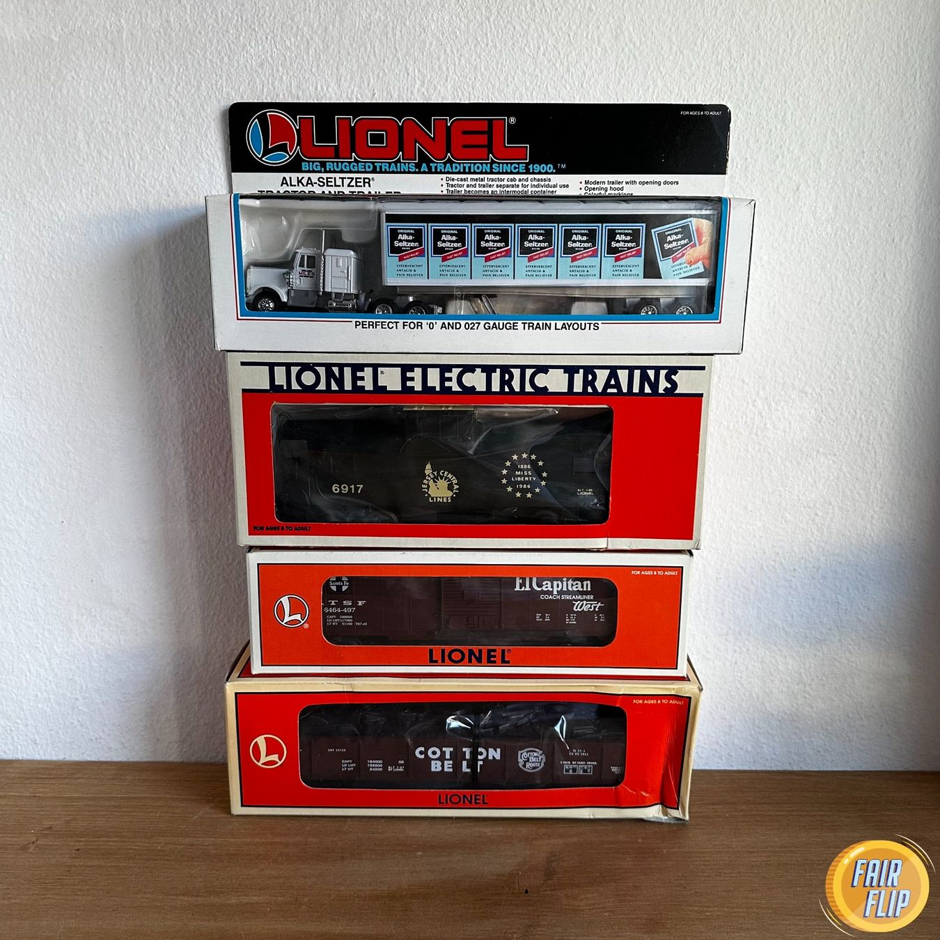 Lionel Modellini di ferrovie: Lionel 4er Set – Nuovo e nell'imballaggio originale da Luzern venduto da fairflip