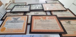 Alte Aktien lot 20 Stück