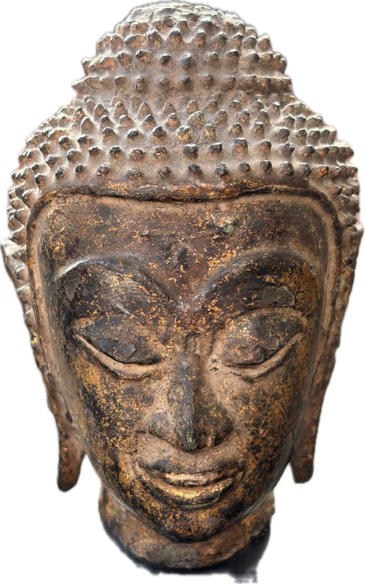 Skulpturen & Statuen: Tête de Bouddha  – Gebraucht aus Cheyres von Gr33