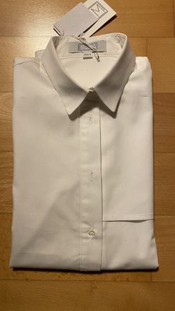 Chemise blanche, taille 40, coton 100% - neuve ✨