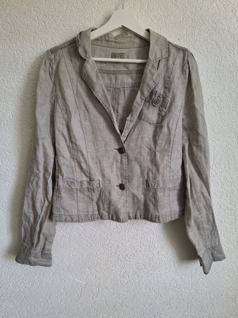 Nile Jacken: Kurze Leinenjacke Gr. L  Nile – Gebraucht aus Frenkendorf von Fippe1