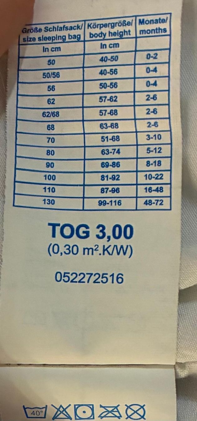 Sacchi a pelo: Sterntaler Schlafsack, Grösse 90 cm, TOG 3.0 – Usato da Zollikerberg venduto da ric_kw5b 3
