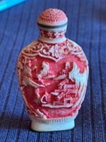 Schnupftabakdose Resin 60er Jahre Vintage chinesisch