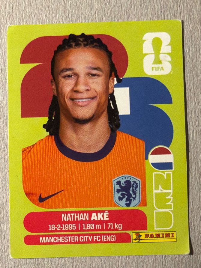 Panini Carte collezionabili: Panini WM 2026 Nathan Ake - NED 7 – Nuovo (secondo la descrizione) da Urdorf venduto da Barong
