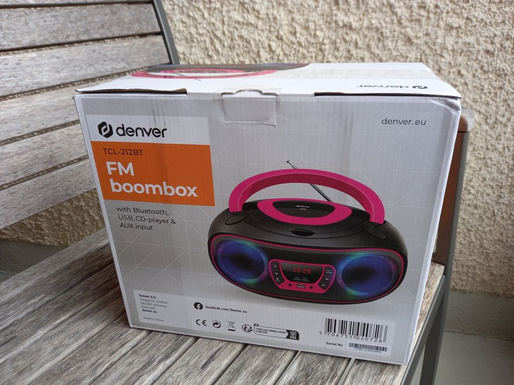Denver TCL212BT FM Boombox NEUF Kaufen auf Ricardo