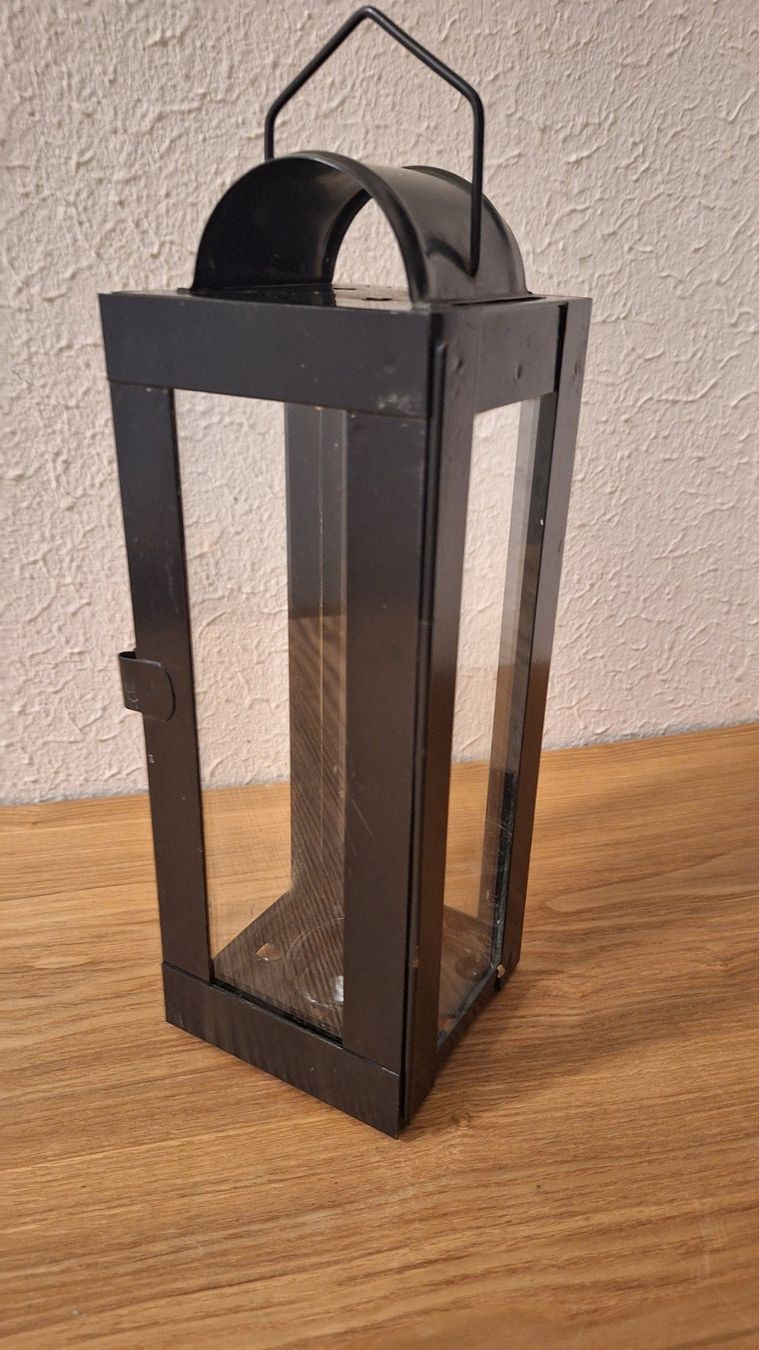 Lanterne: schmale schwarze Laterne . – Usato da Arlesheim venduto da shopradl