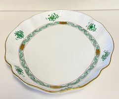 Herend Porzellan Apponyi Grün Ovale Platte oder Schale