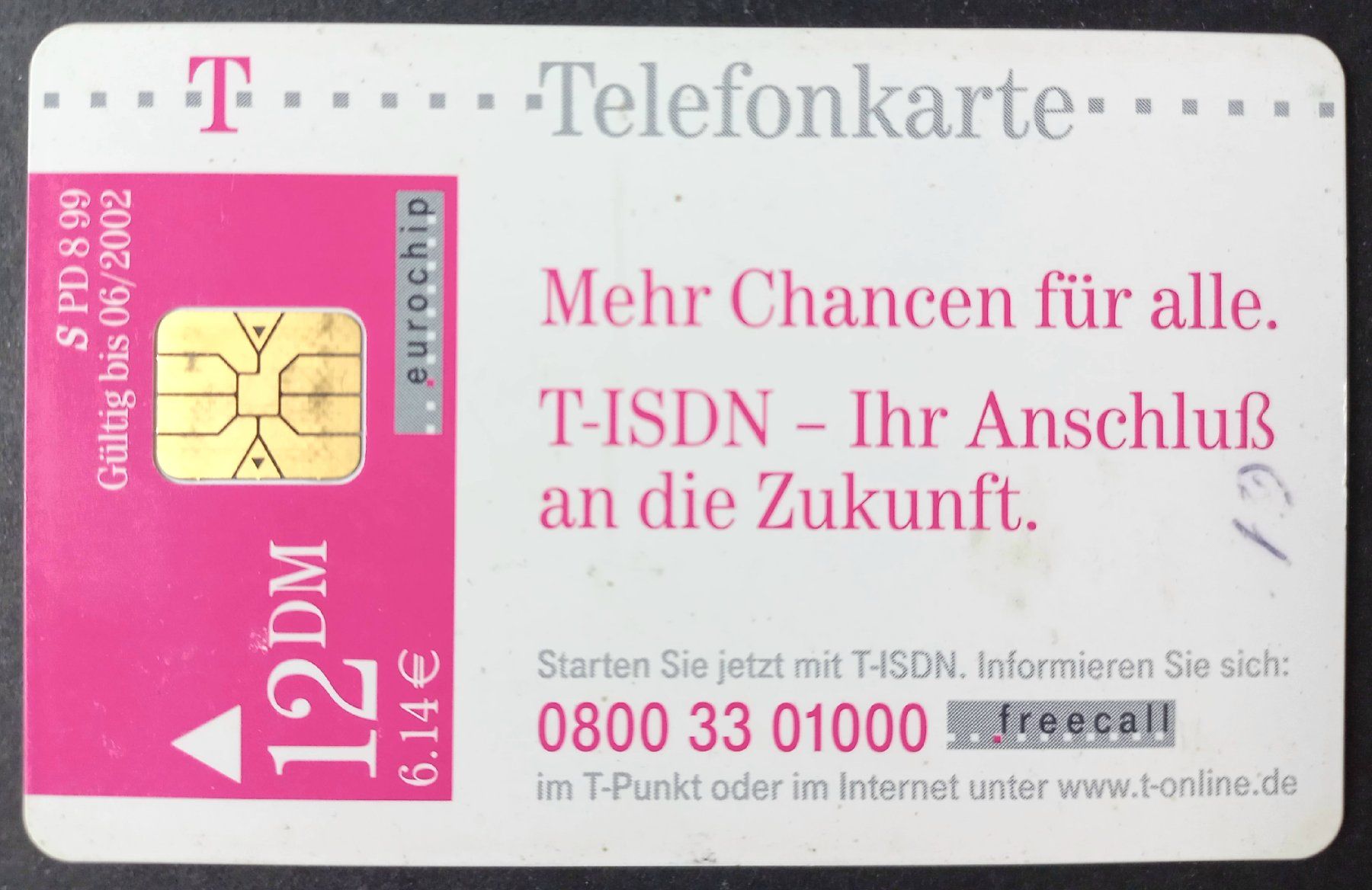 Schede telefoniche: Taxcard - T-ISDN - D – Usato da Niederuzwil venduto da lubimaja 1