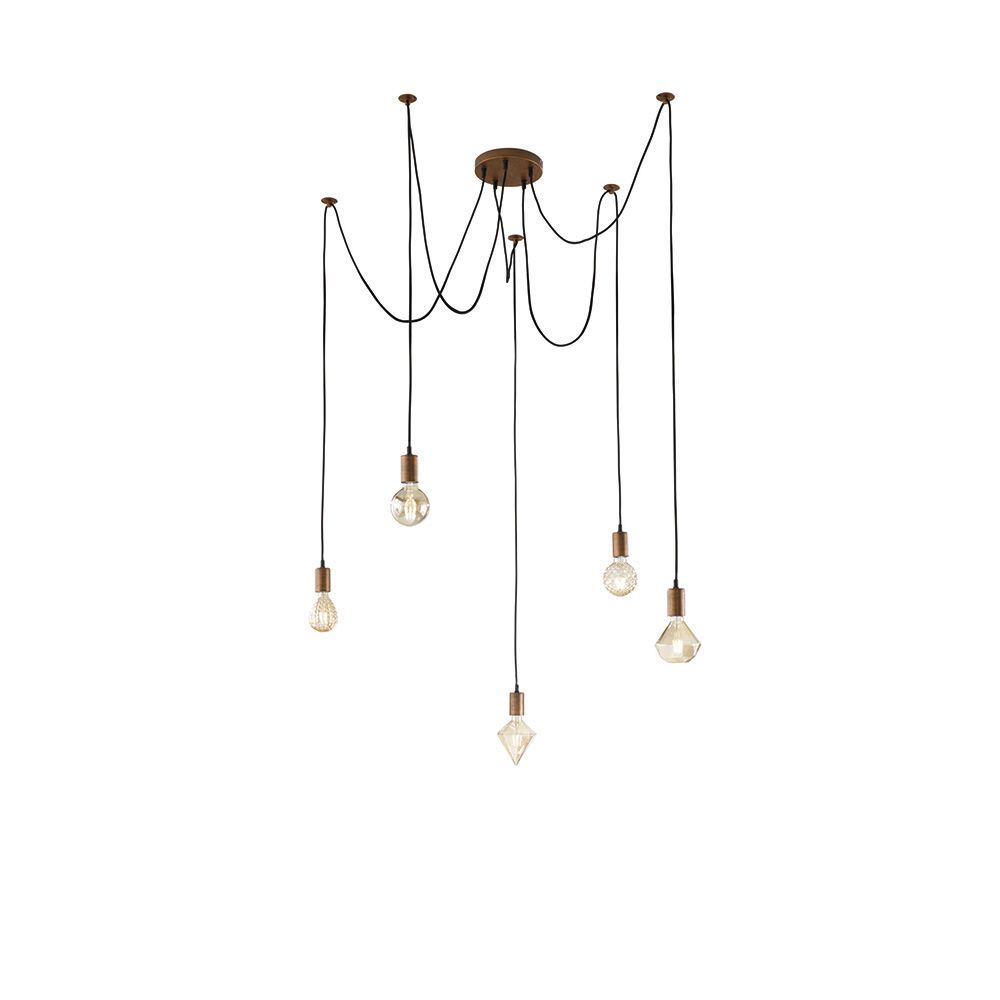 Lampadari & plafoniere: Pendelleuchte, 5 Leuchtarme, 150 cm Höhe – Nuovo (secondo la descrizione) da Kreuzlingen venduto da Smart-Light 5