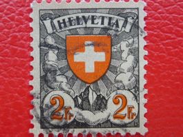 1933+34, Nr.166z mit Abart: Verschobener Rotdruck