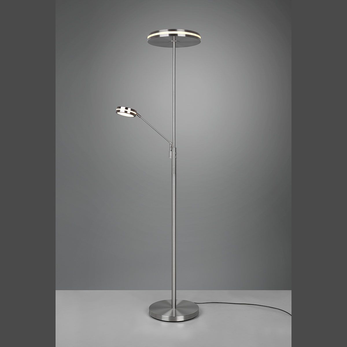 Lampade: LED Stehleuchte, Lesearm, Dimmer, IP20 – Nuovo (secondo la descrizione) da Kreuzlingen venduto da Smart-Light