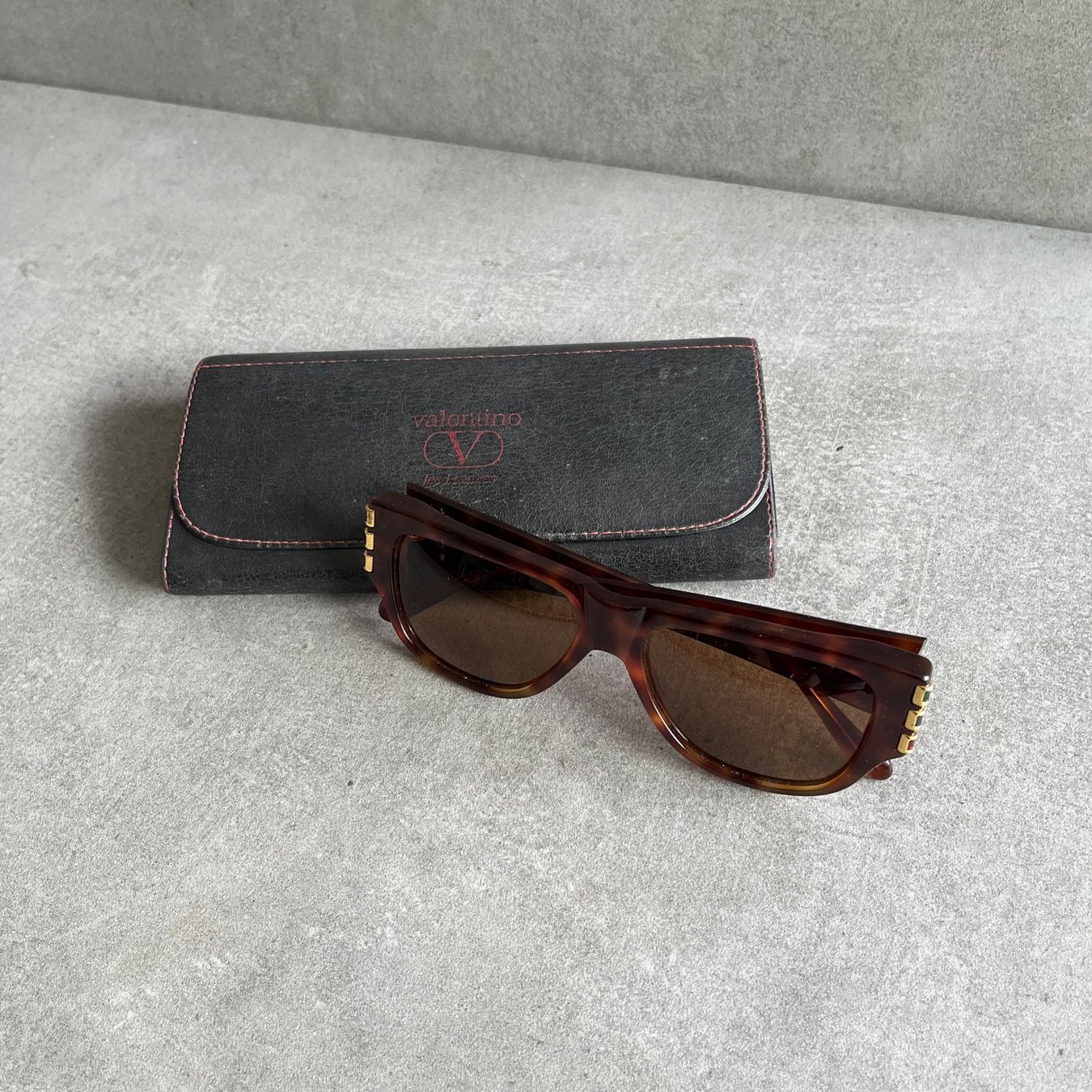 Brillen & Gläser: Vintage Valentino Square Sunglasses – Gebraucht aus Bern von shoprestoredvintage
