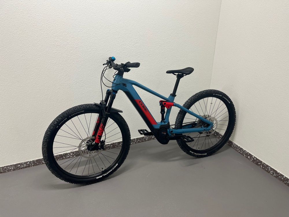 Cube stereo hybrid 120 race 625 blue best sale n red