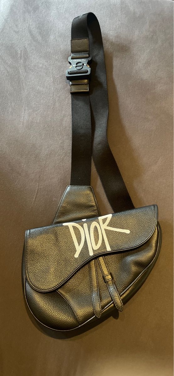 Dior Taschen: Dior Saddle Bag Leder Schwarz Herren – Gebraucht aus Engelburg von pas_m99r 5