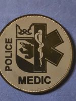 Polizei Abzeichen Police Medic Berne Pvc Klett neu