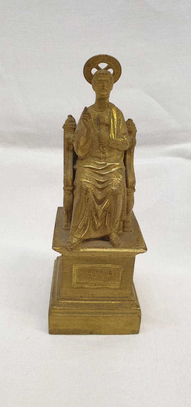 Sculture & Statue: Antike Heiligenfigur S. Petrus Roma – Usato da Emmen venduto da magelan 6