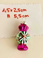 Weihnachtskugel Glas Bonbon neu
