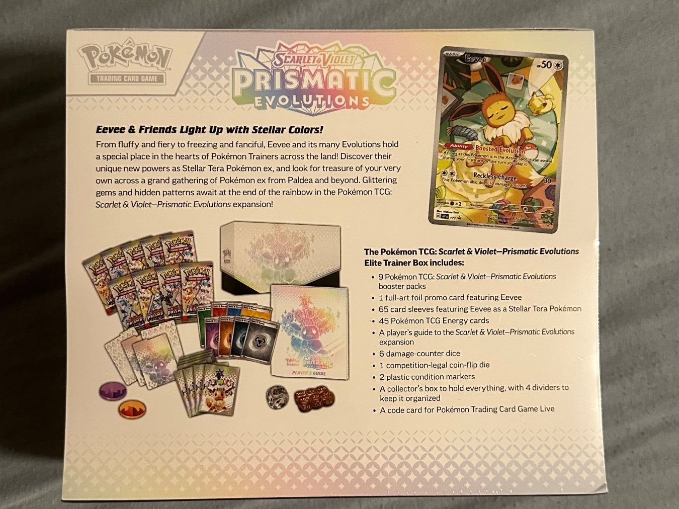 Pokémon Cartes à collectionner: Prismatic Evolutions Elite Trainer Box EN🇬🇧 – Neuf avec emballage d'origine à Wetzikon ZH par ys21 1
