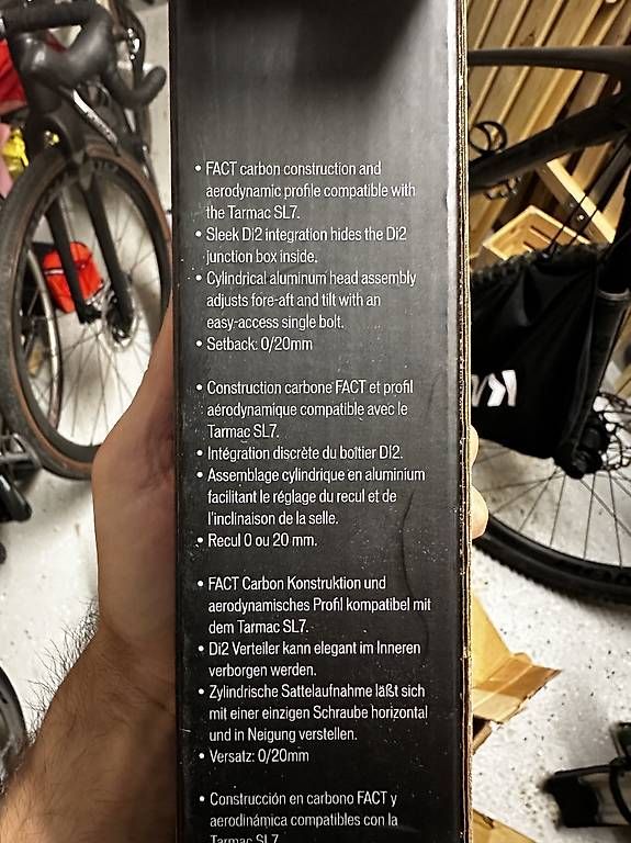 Pezzi di ricambio: S-Works Tarmac SL7 Carbon Seatpost – Usato da Zug venduto da lstefano1 3