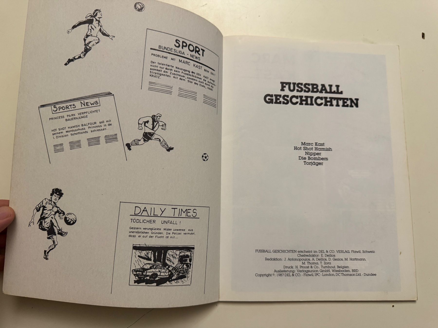 Fumetti: FUSSBALL GESCHICHTEN 10/87 – Usato da Münsingen venduto da Ganjam 3