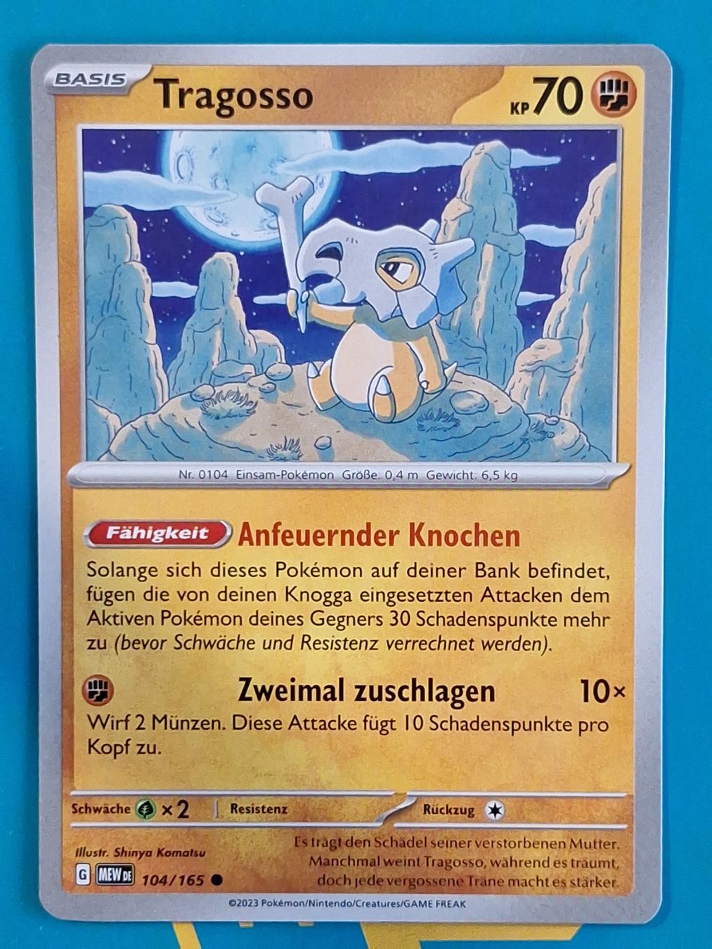 Pokémon Carte collezionabili: Tragosso - DEUTSCH Mew 151 - #2.8 – Usato da Altstätten SG venduto da GGsGameshop