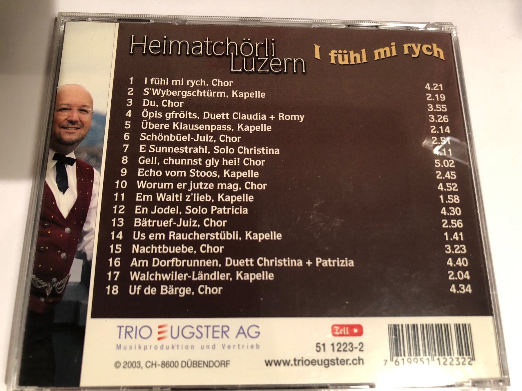 CD: Heimatchörli Luzern – Usato da Arth venduto da Vrecam51 2