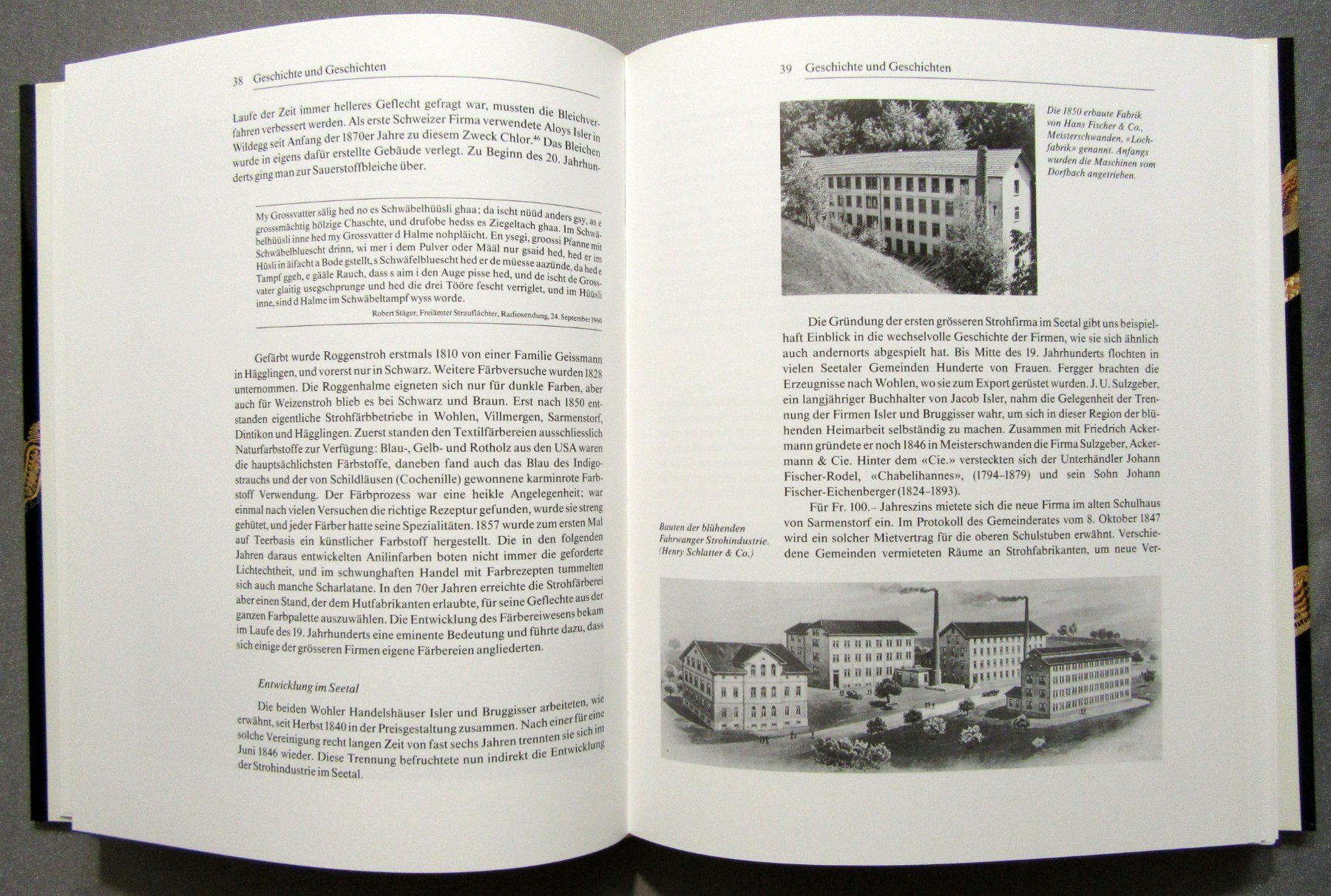 Libri: Strohzeiten - Geschichte der aargauischen Strohindustrie – Usato da Auenstein venduto da Padabimbim 4