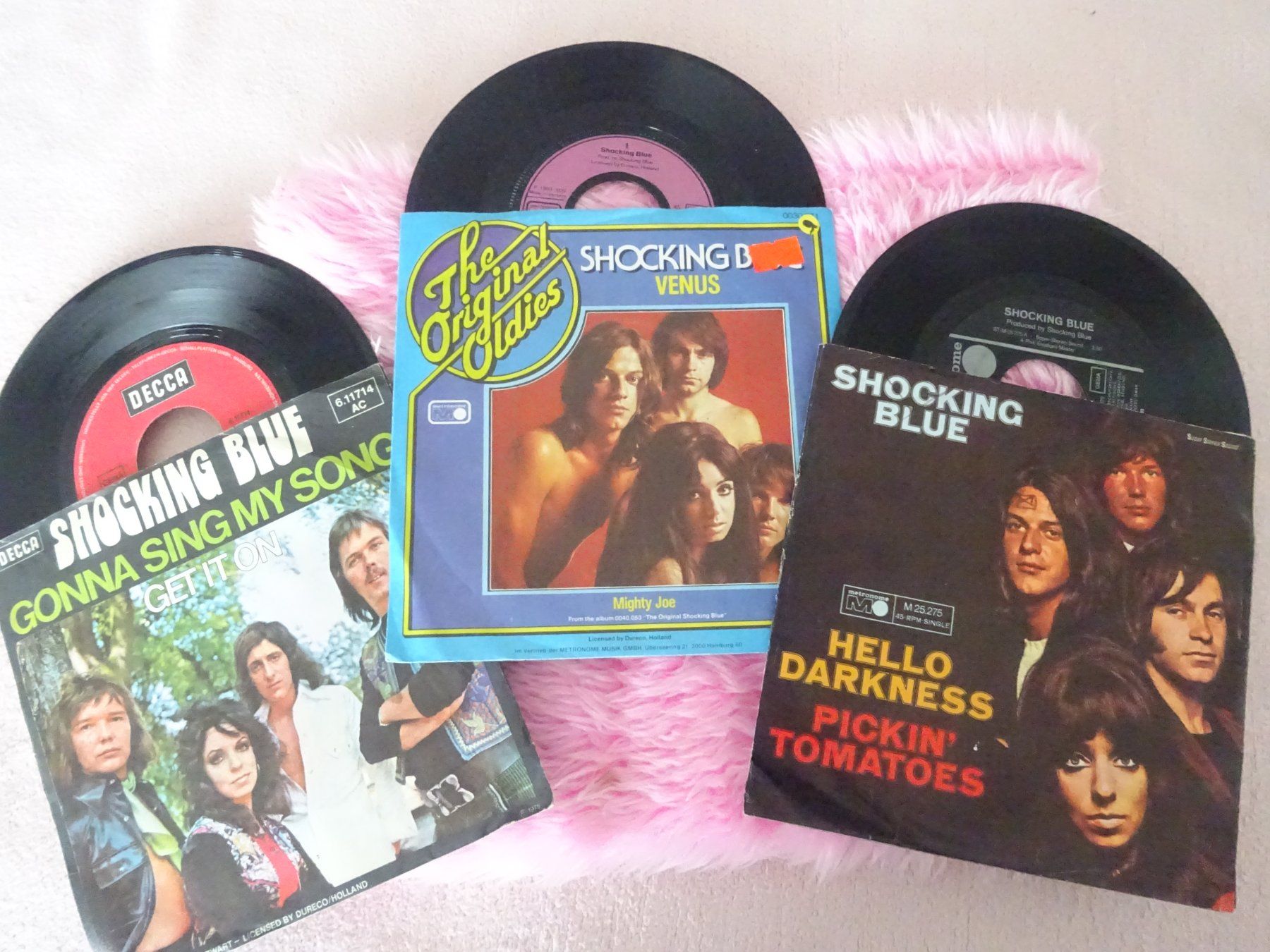 Dischi in vinile: SHOCKING BLUE ** 3 SINGLES – Usato da Luzern venduto da xrayspex99