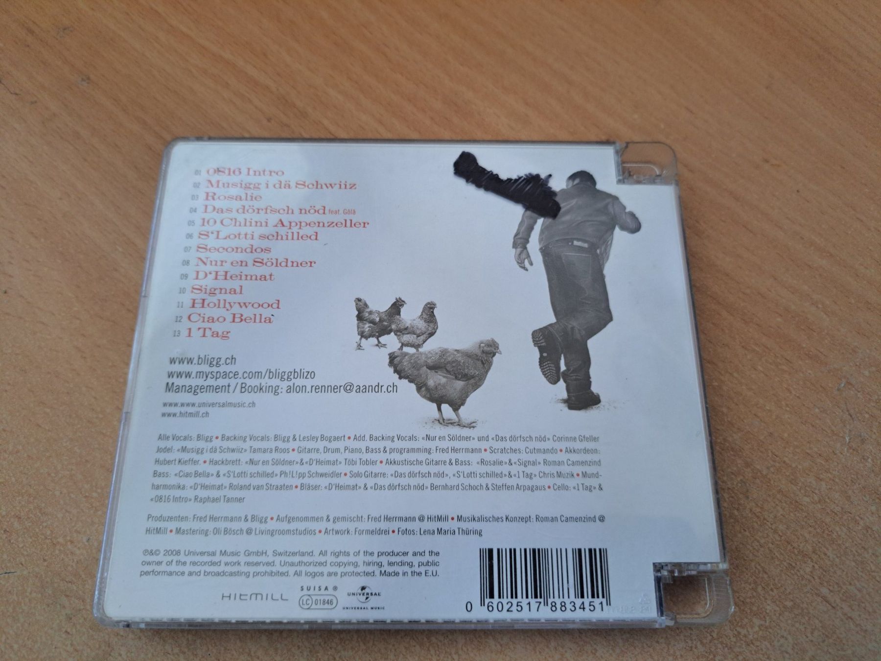 CDs: Bligg 0816 CD – Gebraucht aus Trin Mulin von Benny041 1