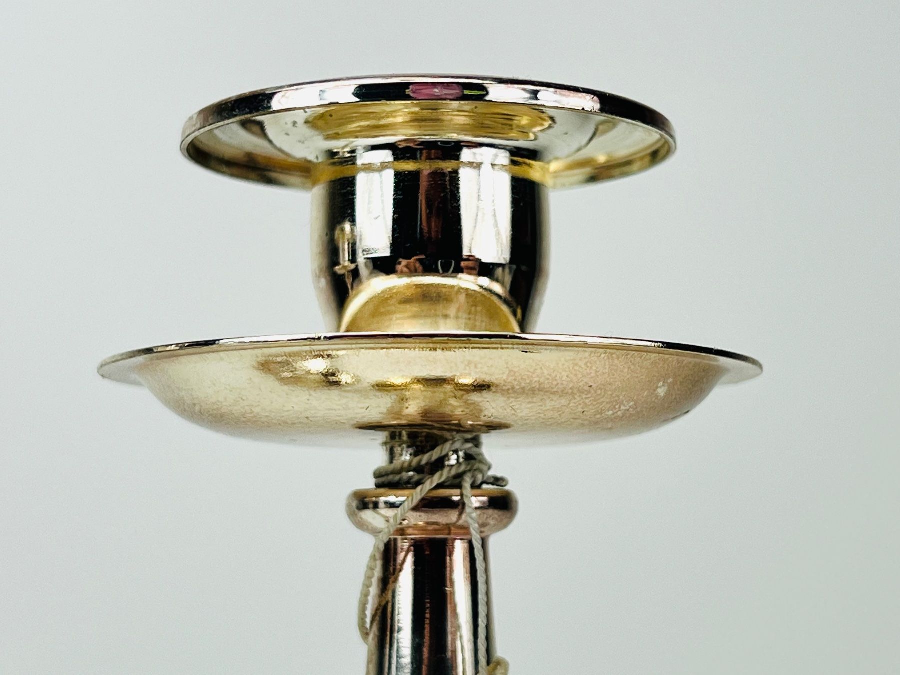 Portacandele: VINTAGE BRAUCKE&BERKENHOFF Kerzenständer versilbert 2er-Set – Usato da Zürich venduto da Arche_Brockenhaus 3