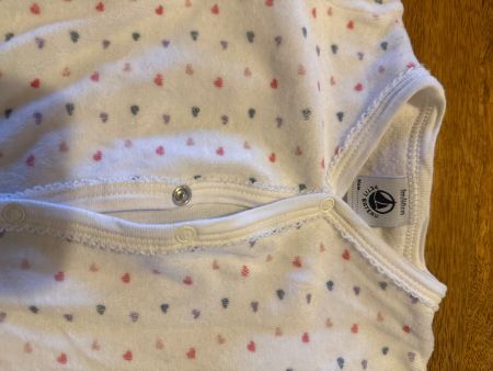 Pyjama Petit Bateau 3 mois (60cm) en velours doux!