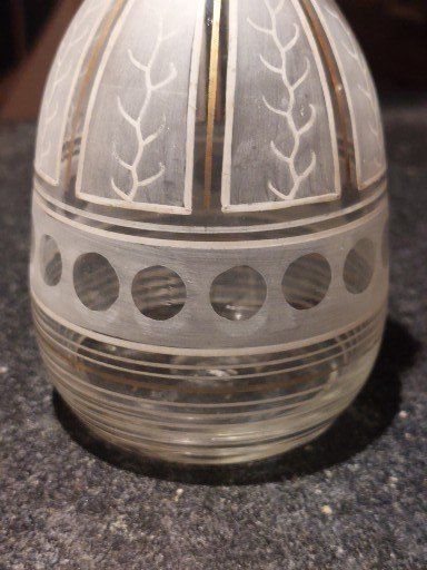 Karaffen: Antike Glas Karaffe, vermutlich böhmisch,  1880- 1930 – Gebraucht aus Hergiswil NW von maiette-23.N 1