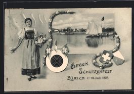 Zürich, Eidgen. Schützenfest 1907, Dam