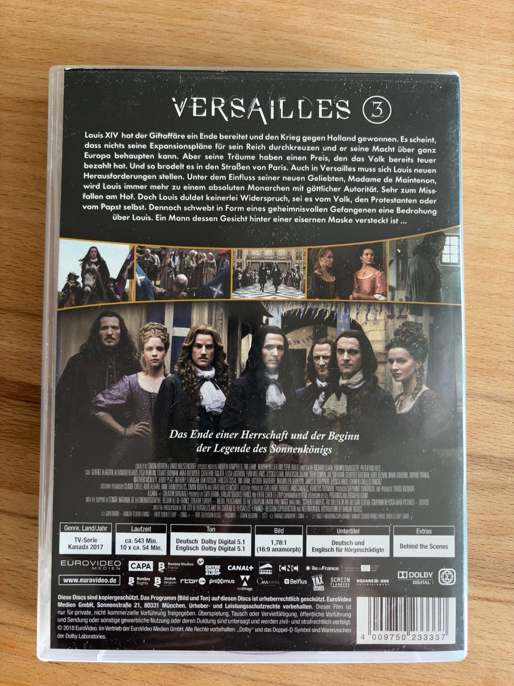 Tutti i DVDs: Versailles  Staffel 1 + 2+ 3 – Usato da Hombrechtikon venduto da Dokmasa 7