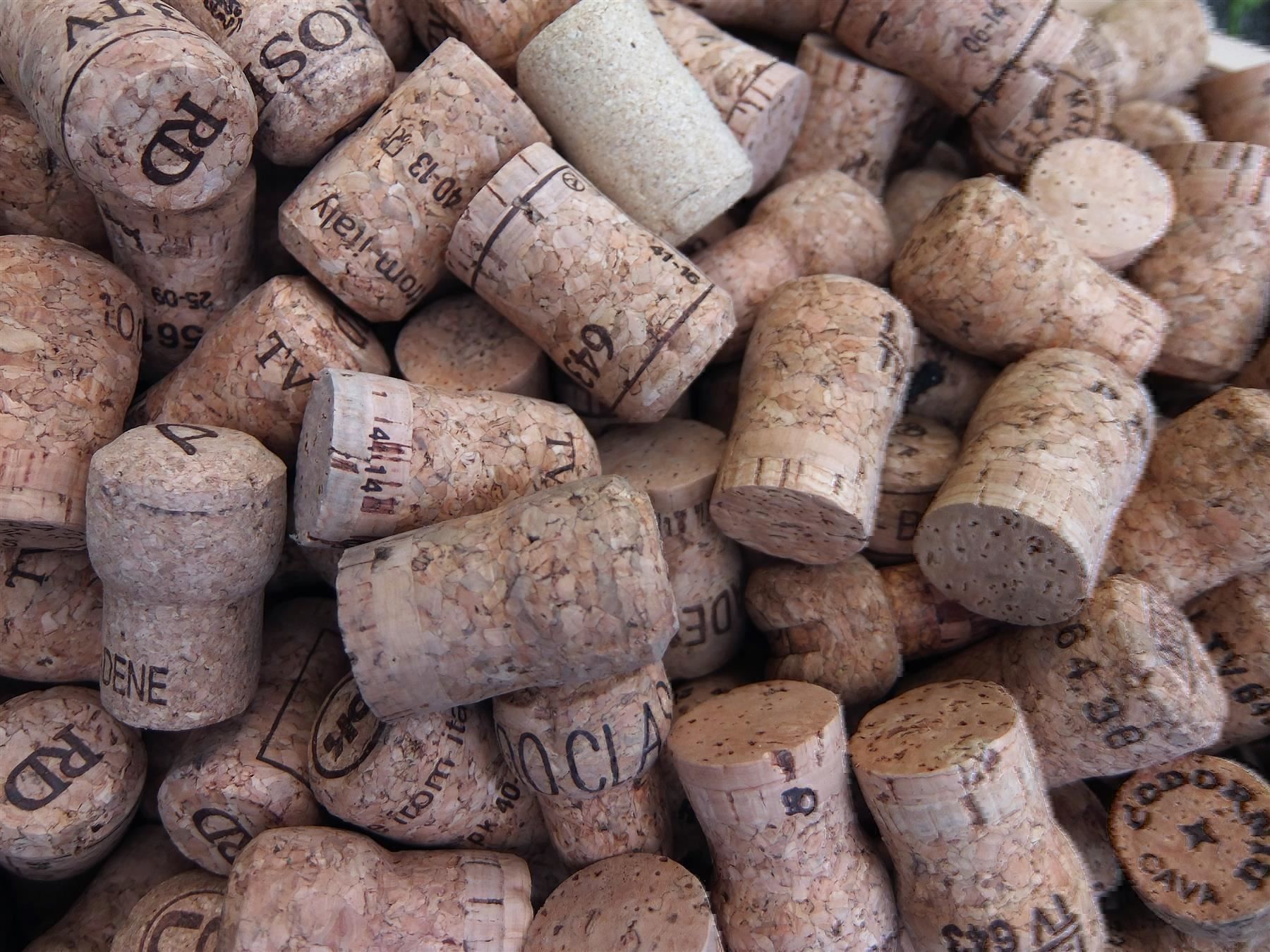 Flaschenöffner & -verschlüsse: Über 440 Champ./Prosecco Korken ca. 4 Kg – Gebraucht aus Wöschnau von Vinsale 4