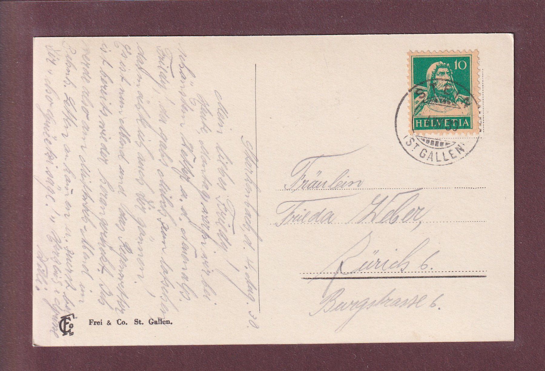 Ansichtskarten: SILLAMATT - Säntiskette - 1930 – Gebraucht aus Pully von nicecards 1
