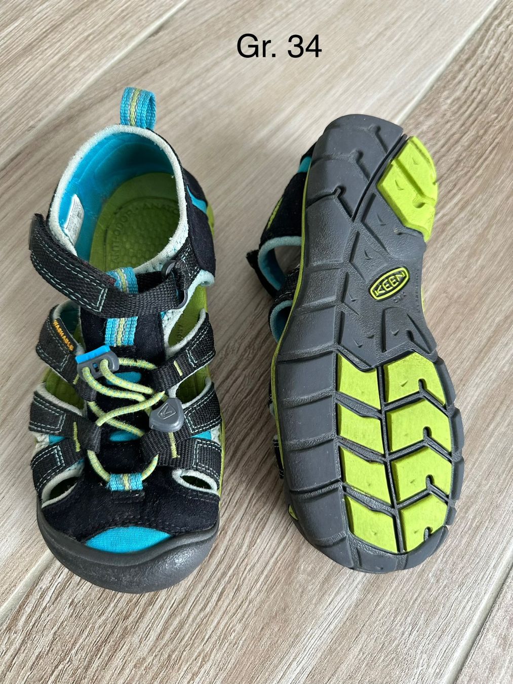 Keen Scarpe per ragazzi: Keen Sandalen Gr. 34 schwarz-blau – Usato da Rudolfstetten venduto da Joyw
