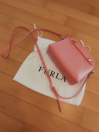 Furla Handtasche Leder Pink Damen