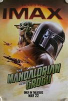 Original Kino-Filmplakat Star Wars The Mandaloian and Grou