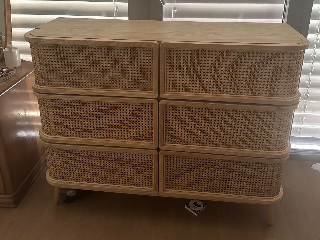 La Redoute Cassettiere: Kommode Rattan-Optik Holz, 6 Schubladen – Usato da Biberstein venduto da sam_wg9t